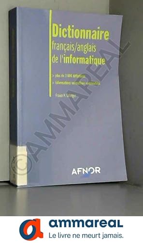 Imagen del vendedor de Dictionnaire franais-anglais de l'informatique a la venta por Ammareal
