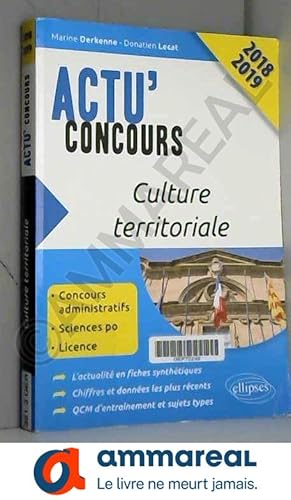 Image du vendeur pour Culture territoriale 2018 mis en vente par Ammareal