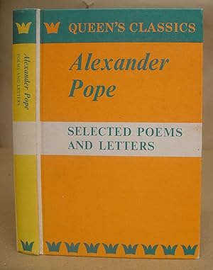 Seller image for Selected Poems And Letters Of Alexander Pope for sale by Eastleach Books