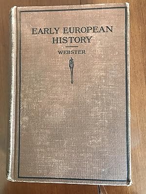 Image du vendeur pour Early European History mis en vente par Margaret Bienert, Bookseller