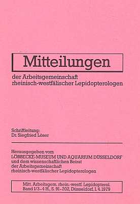 Bild des Verkufers fr Die geographische Verbreitung der Groschmetterlinge (Insecta, Lepidoptera) in Nordrhein-Westfalen, Westhessen und im nrdlichen Teil von Rheinland-Pfalz - Fundortlisten und Verbreitungskarten zum Verkauf von ConchBooks