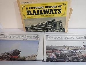 Seller image for Railway Broadsheet Newspapers, set of 3, Pictorial History, Bygone Railways for sale by Devils in the Detail Ltd
