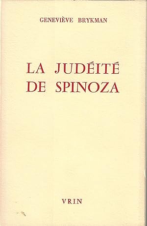 La judéité de Spinoza