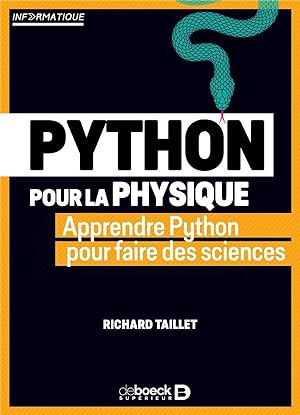 Python pour la physique ; apprendre Python pour faire des sciences