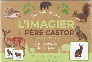 l'imagier photos du Père Castor : ma boîte de jeux - les animaux de la forêt