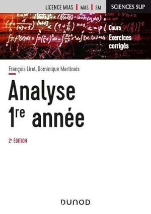 mathématiques pour la licence t.1 ; analyse, 1re année (2e édition)