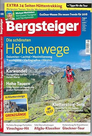 Bergsteiger August 2017 : Die schönsten Höhenwege