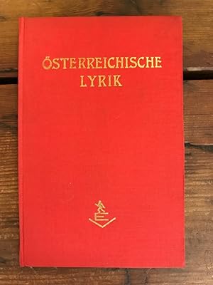 Österreichische Lyrik, Band XIX