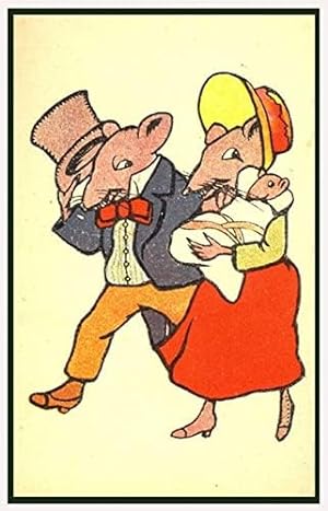 Seller image for Honeymoon Mice, Walking and Whispering Sweet Love Delights, Decorative Art Walls (Vintage Image, New Art Print) for sale by GREAT PACIFIC BOOKS
