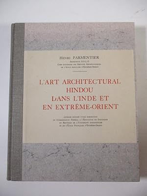 Bild des Verkufers fr L'Art Architectural Hindou Dans L'Inde Et En Extrme-Orient. zum Verkauf von Antiquariat Bookfarm
