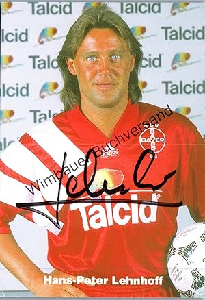 Seller image for Original Autogramm Hans-Peter Lehnhoff Bayer Leverkusen /// Autogramm Autograph signiert signed signee for sale by Antiquariat im Kaiserviertel | Wimbauer Buchversand