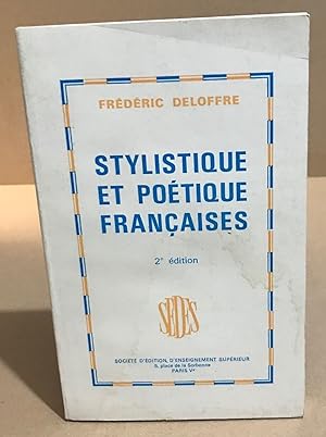 Stylistique et poétique françaises