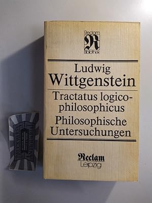 Tractatus logico-philosophicus. Philosophische Untersuchungen. (Reclams Universal-Bibliothek. Ban...