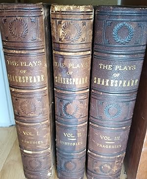 Bild des Verkufers fr The Plays of William Shakespeare (complete in three volumes) zum Verkauf von COLLINS BOOKS