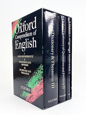 The Oxford Compendium of English 1-3 Language Reference / Dictionary of Quotations and Proverbs /...