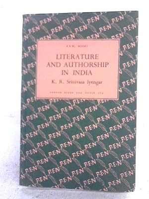Seller image for Literature and Authorship in India for sale by World of Rare Books