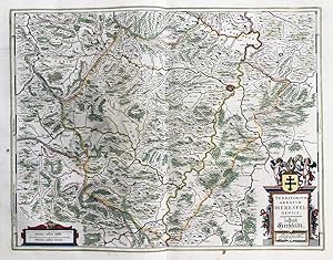 Bild des Verkufers fr Territorium Abbatiae Heresfeldensis / Stift Hirfeldt" - Bad Hersfeld Hessen map Karte zum Verkauf von Antiquariat Steffen Vlkel GmbH