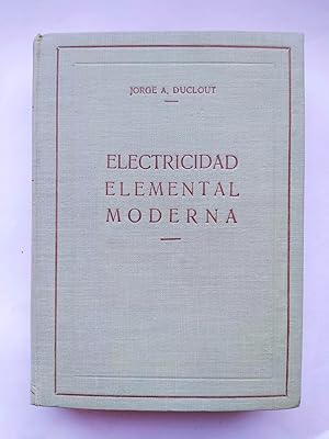 Imagen del vendedor de ELECTRICIDAD ELEMENTAL MODERNA. a la venta por TraperaDeKlaus