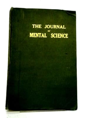 Imagen del vendedor de The Journal of Mental Science, Vol. XC a la venta por World of Rare Books