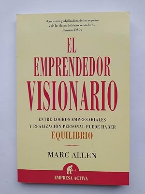 Seller image for EL EMPRENDEDOR VISIONARIO. EQUILIBRIO. for sale by TraperaDeKlaus