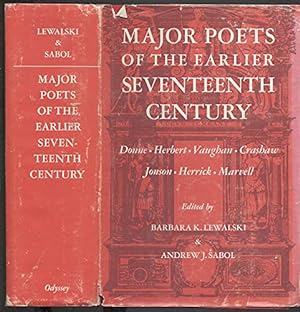 Bild des Verkufers fr Major Poets of the Earlier Seventeenth Century zum Verkauf von Redux Books