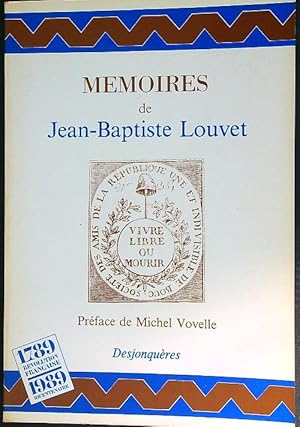 Bild des Verkufers fr Memoires de Jean Baptiste Louvet zum Verkauf von Librodifaccia