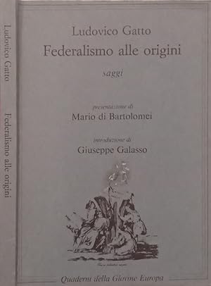Bild des Verkufers fr Federalismo alle origini zum Verkauf von Biblioteca di Babele