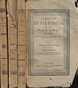 Elementi di filosofia Vol. II-III-VI