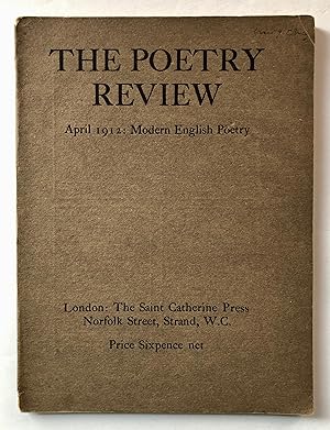 Seller image for The Poetry Review, Number IV, April 1912: Modern English Poetry for sale by George Ong Books