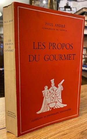 Seller image for Les Propos du Gourmet for sale by Foster Books - Stephen Foster - ABA, ILAB, & PBFA