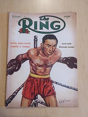 The Ring, World's Official Boxing and Wrestling Magazine September 1954 - Carmen Basilio