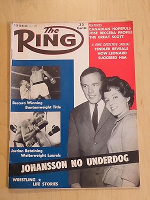 The Ring, World's Official Boxing and Wrestling Magazine September 1959 - Ingemar Johansson