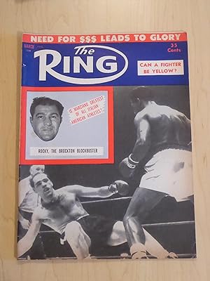 Seller image for The Ring, World's Official Boxing and Wrestling Magazine March 1956 - Rocky Marciano for sale by Bradley Ross Books