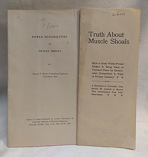 2 pamphlets on the government's Muscle Shoals power project in the 1920's