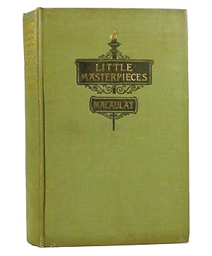 Imagen del vendedor de LITTLE MASTERPIECES : LORD MACAULAY a la venta por Rare Book Cellar