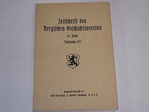 Image du vendeur pour Zeitschrift des Bergischen Geschichtsvereins. 65. Band. Jahrgang 1937 mis en vente par Der-Philo-soph