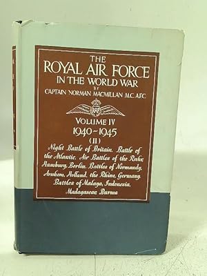 Image du vendeur pour The Royal Air Force in the World War Volume IV mis en vente par World of Rare Books