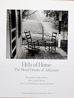 Seller image for HILLS OF HOME - THE RURAL OZARKS OF ARKANSAS / PICTORIAL POSTER for sale by THE FINE BOOKS COMPANY / A.B.A.A / 1979