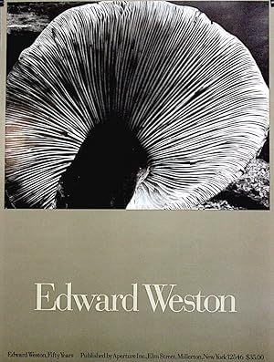 Imagen del vendedor de EDWARD WESTON - FIFTY YEARS / PICTORIAL POSTER a la venta por THE FINE BOOKS COMPANY / A.B.A.A / 1979