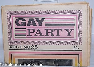 Seller image for Gay Party: vol. 1, #28 for sale by Bolerium Books Inc.