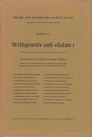 Wildgemüse und -Salate 1: 20 heimische Wildpflanzen als Nahrungsmittel. Schriftenreihe: Heil- und...