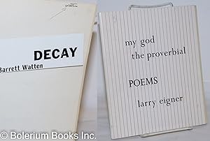 My God the Proverbial: 42 poems & 2 prose pieces [signed by Watten?]