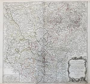 "Carte des Cercles du Haut et du Bas Rhin ou se trouvent dans le premier, le Duché de Deux-Ponts,...