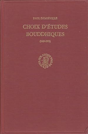 Choix d'Etudes Bouddhiques.