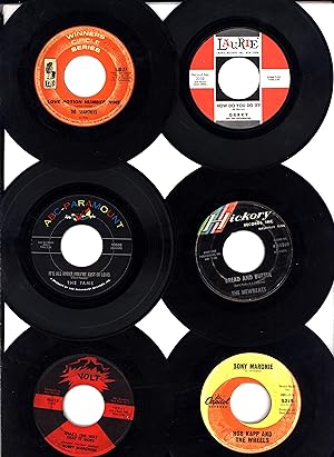 SIX MORE 45 RPM "SINGLE" RECORDS FROM THE YEAR 1964: The Searchers' "Love Potion Number Nine" / "...
