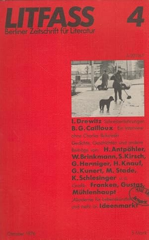 Seller image for Litfass 4/1976 - Berliner Zeitschrift fr Literatur for sale by Versandantiquariat Nussbaum