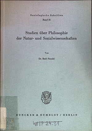 Seller image for Studien ber Philosophie der Natur- und Sozialwissenschaften. Soziologische Schriften ; Bd. 31 for sale by books4less (Versandantiquariat Petra Gros GmbH & Co. KG)