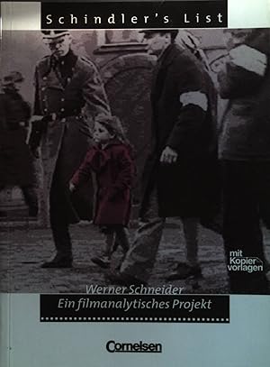 Bild des Verkufers fr Steven Spielberg: Schindler's list : ein filmanalytisches Projekt. zum Verkauf von books4less (Versandantiquariat Petra Gros GmbH & Co. KG)