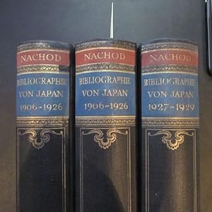 Bild des Verkufers fr Bibliographie von Japan - 1906-1926, 1927-1929 Band I, II & III (3 Bcher) zum Verkauf von Bookstore-Online