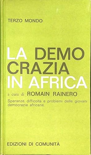 Bild des Verkufers fr La democrazia in Africa zum Verkauf von Librodifaccia